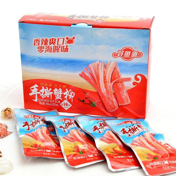 중국 게맛살 수시해리우 향라웨이 14g X 1개