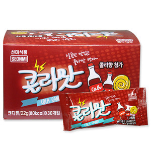 선미식품 콜라맛캔디 22gx30개 8곽 1박스
