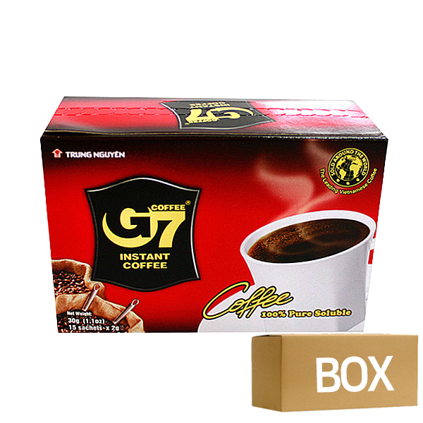 G7 블랙인스턴트 커피 30g(2gx15개) x 24곽 1박스