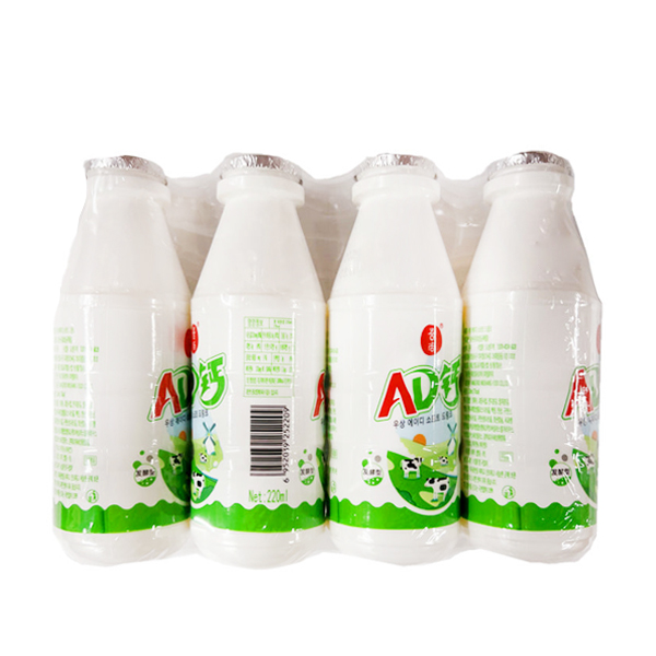 (임박 유통기한 2023-02-14) 우상 에이디 소프트 드링크 220ml 4개 세트 / 중국우유