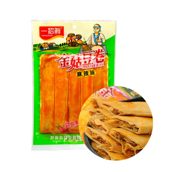 진구도우주안 마라맛 156g 1봉 / 중국 간식 팽이버섯 건두부말이