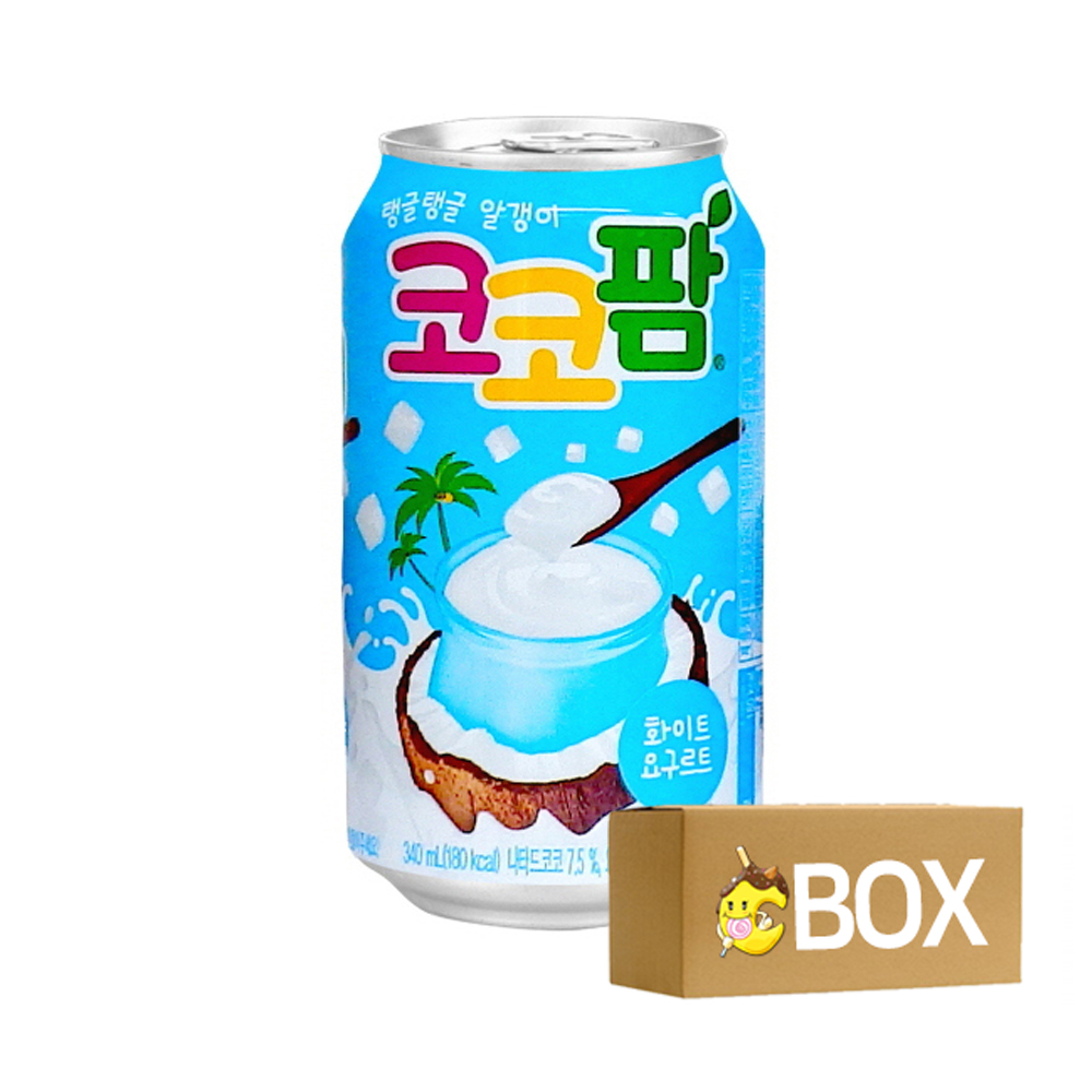 코코팜 화이트요구르트 캔 (뚱캔) 340mlX24개입 1박스